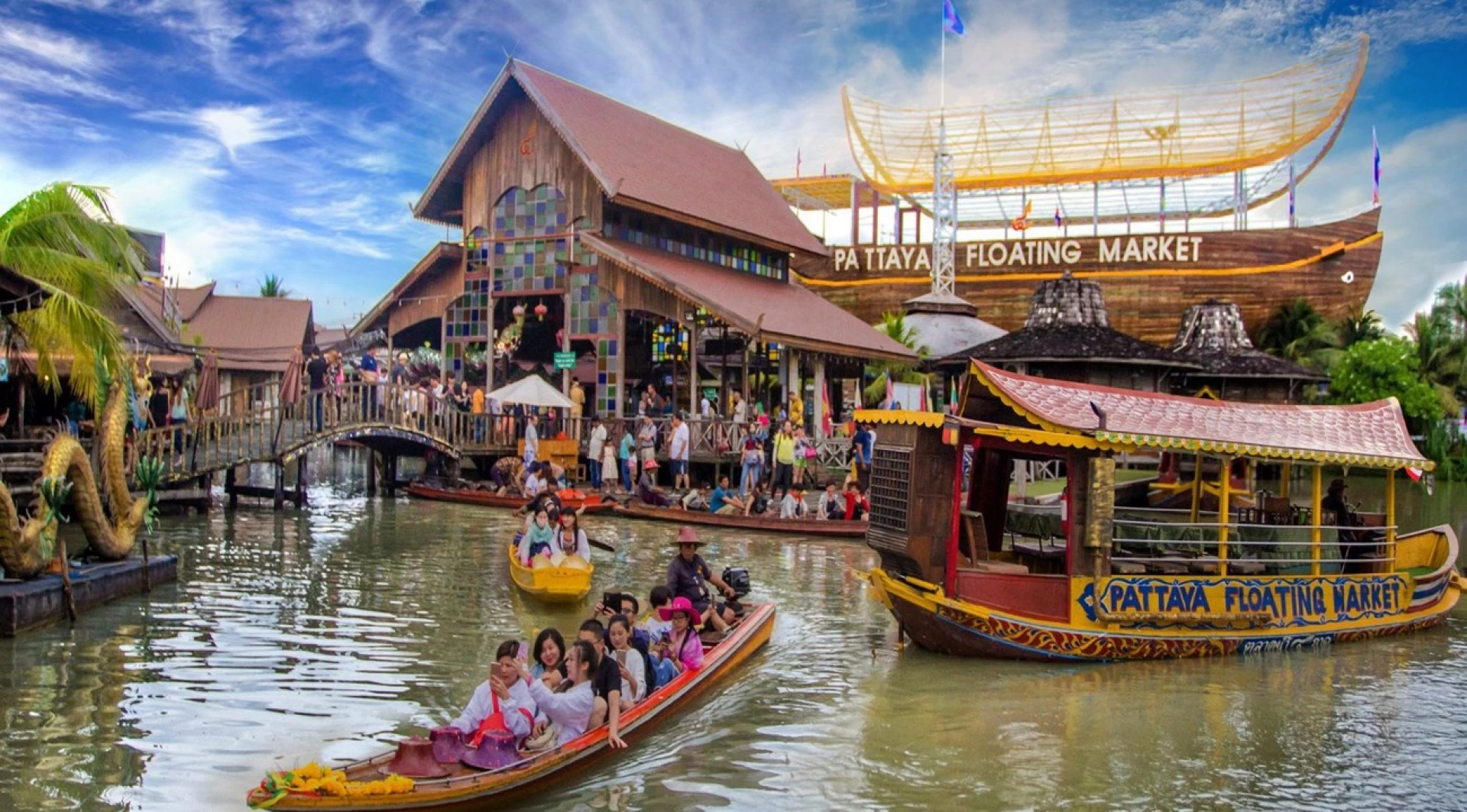 Land Tour Bangkok – Pattaya 5N4Đ: Khám phá xứ Chùa Vàng, check-in chợ nổi – núi Phật Vàng – Baiyoke Sky